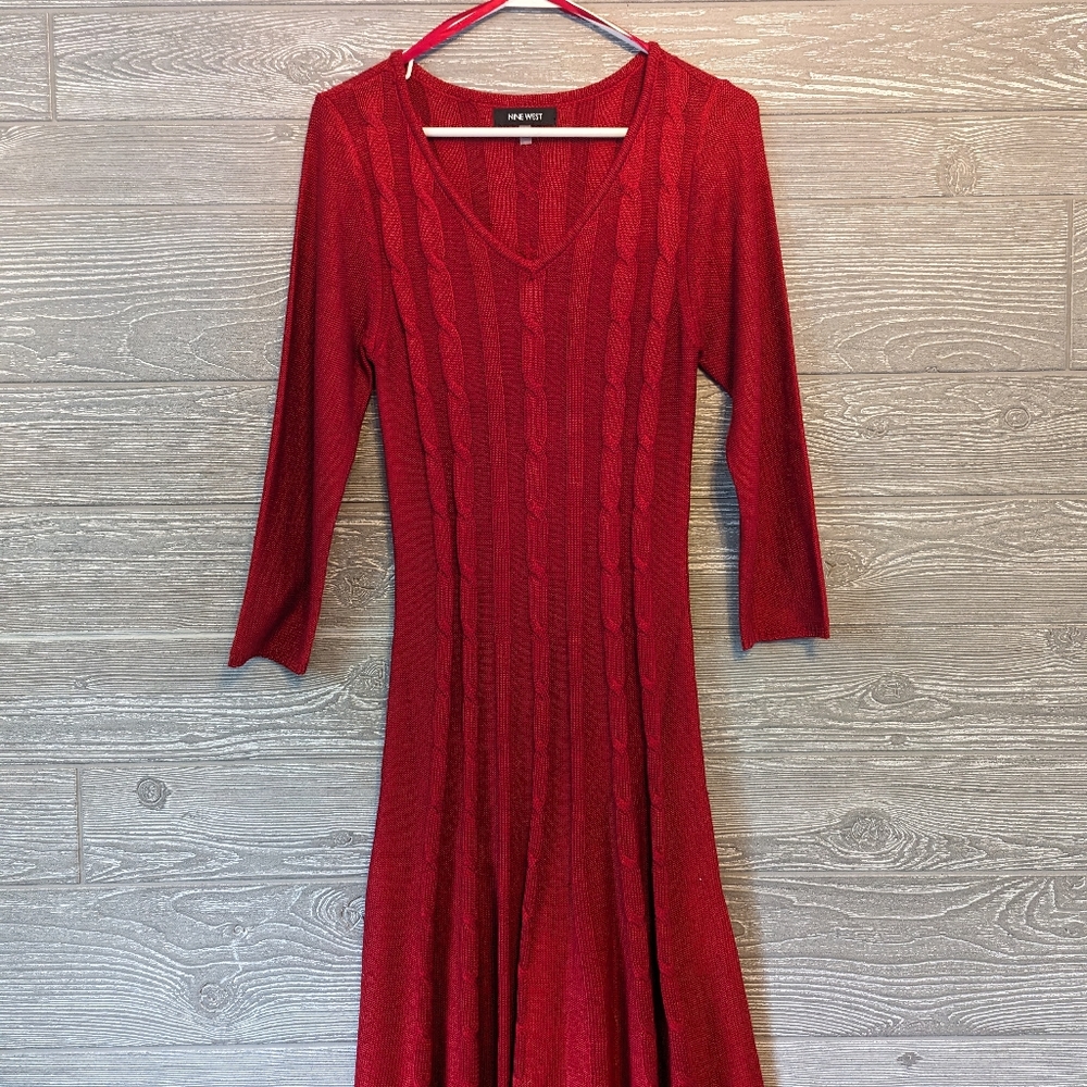 Red Knit dress